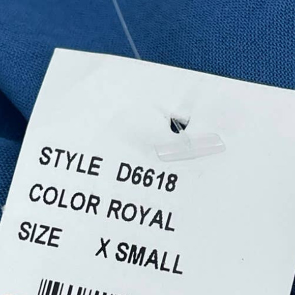 NWT - West Kei Cami Slip Hi-Low Bias Cut Midi Dress in Royal Blue - Size XS - Picture 4 of 10